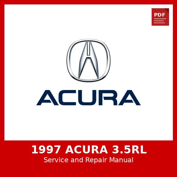 1997 Acura 3.5RL OEM Factory Repair Manual
