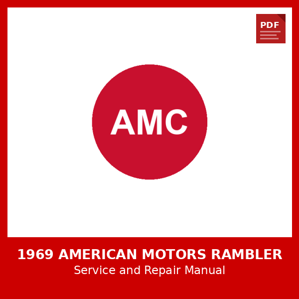 1969 American Motors Rambler OEM Factory Repair Manual