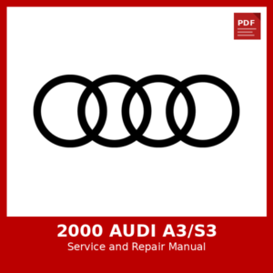 2000 Audi A3/S3 OEM Factory Repair Manual