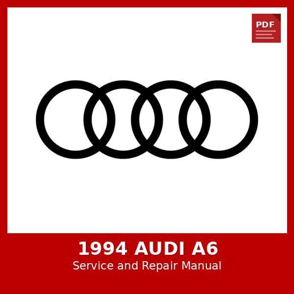 1994 Audi A6 OEM Factory Repair Manual