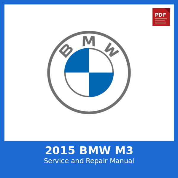 2015 Bmw M3 OEM Factory Repair Manual