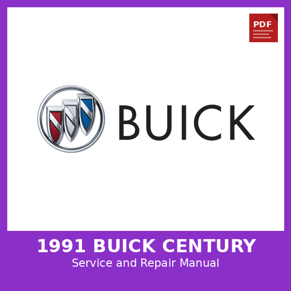 1991 Buick Century OEM Factory Repair Manual