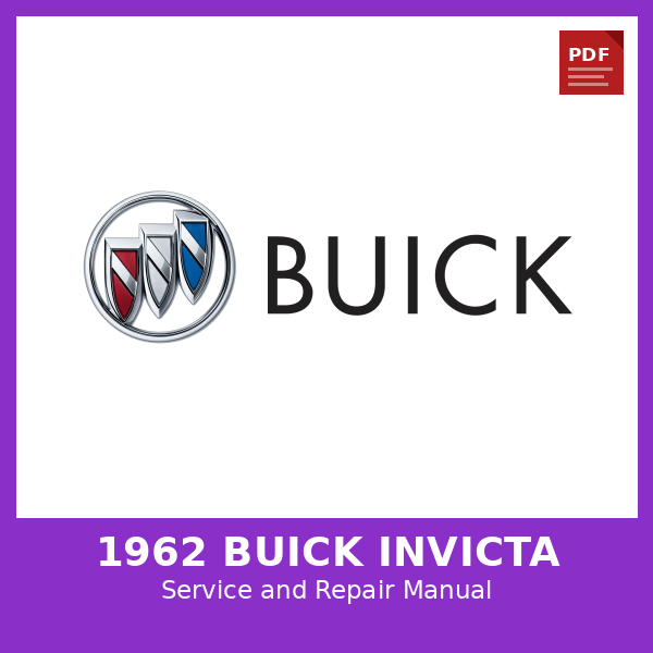 1962 Buick Invicta OEM Factory Repair Manual