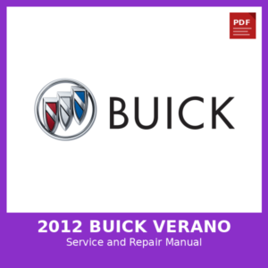 2012 Buick Verano OEM Factory Repair Manual