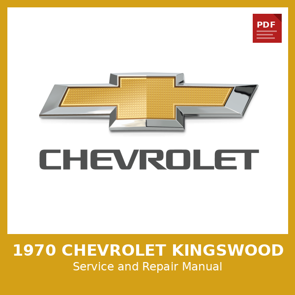 1970 Chevrolet Kingswood OEM Factory Repair Manual