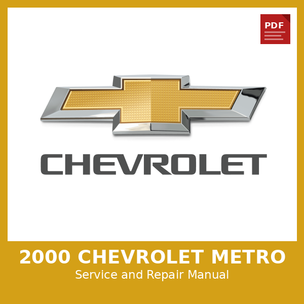 2000 Chevrolet Metro OEM Factory Repair Manual