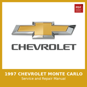 1997 Chevrolet Monte Carlo OEM Factory Repair Manual