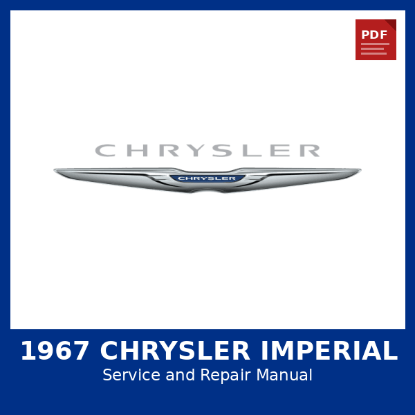 1967 Chrysler Imperial OEM Factory Repair Manual