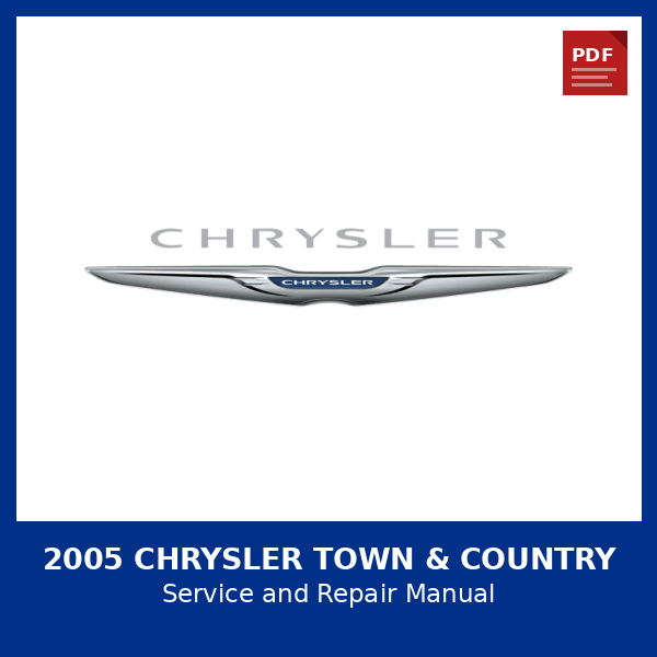 2005 Chrysler Town & Country OEM Factory Repair Manual