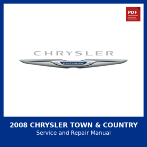 2008 Chrysler Town & Country OEM Factory Repair Manual