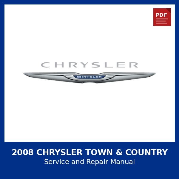 2008 Chrysler Town & Country OEM Factory Repair Manual