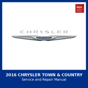 2016 Chrysler Town & Country OEM Factory Repair Manual