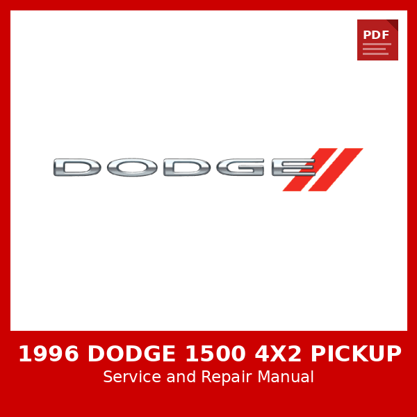 1996 Dodge 1500 4x2 Pickup OEM Factory Repair Manual