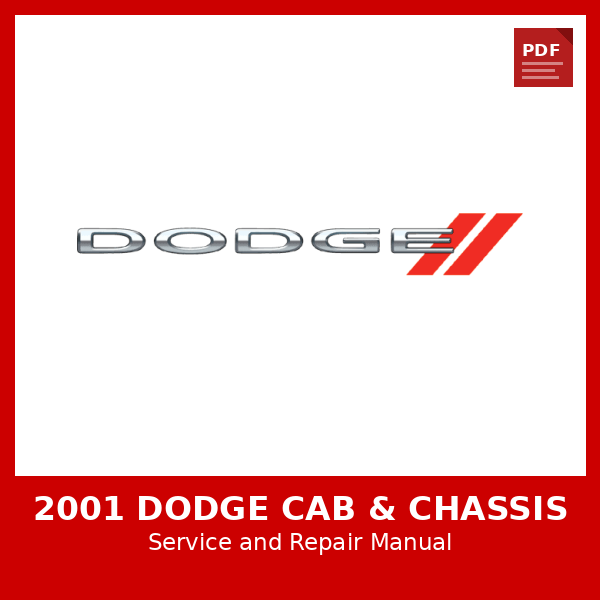 2001 Dodge Cab & Chassis OEM Factory Repair Manual