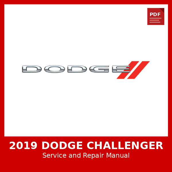2019 Dodge Challenger OEM Factory Repair Manual