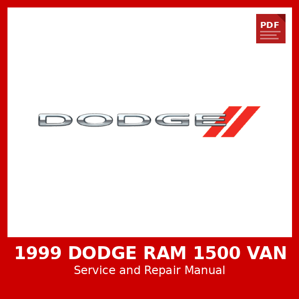 1999 Dodge RAM 1500 Van OEM Factory Repair Manual