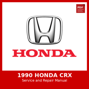 1990 Honda CRX OEM Factory Repair Manual