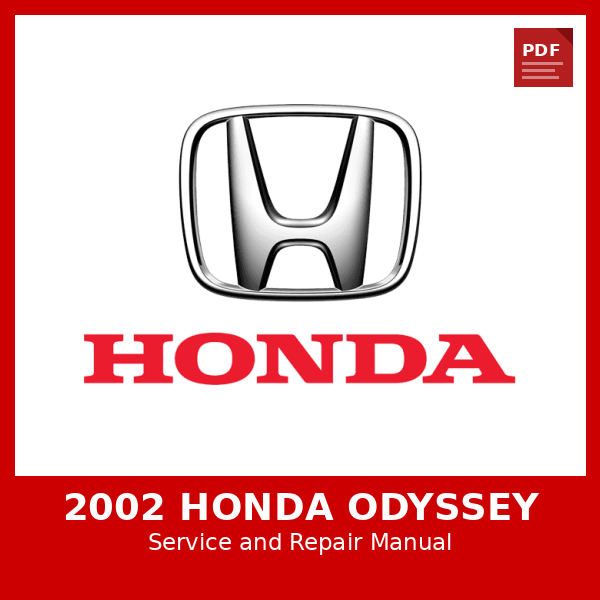 2002 Honda Odyssey OEM Factory Repair Manual