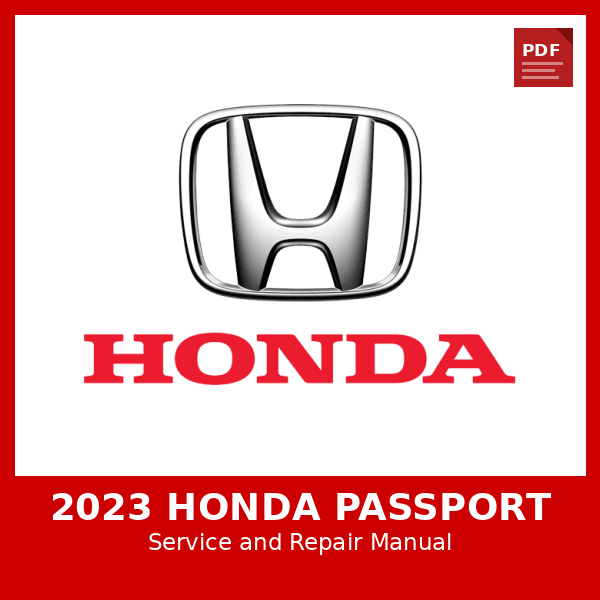 2023 Honda Passport OEM Factory Repair Manual