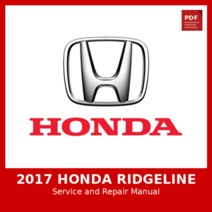 2017 Honda Ridgeline OEM Factory Repair Manual