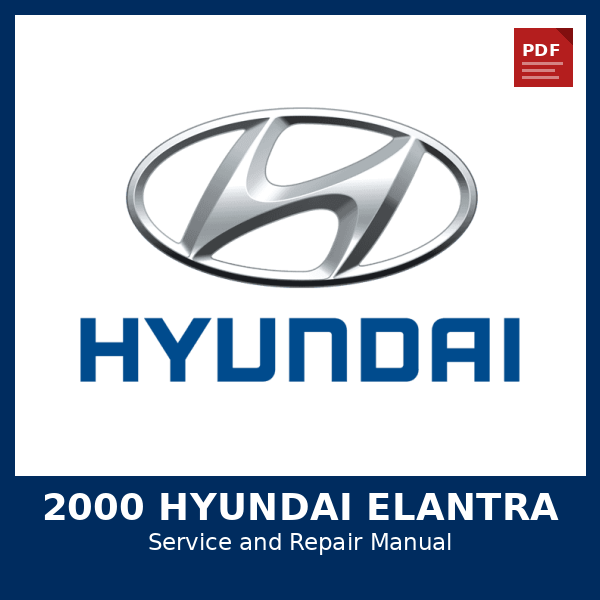 2000 Hyundai Elantra OEM Factory Repair Manual