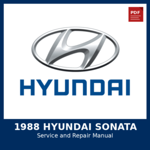 1988 Hyundai Sonata OEM Factory Repair Manual