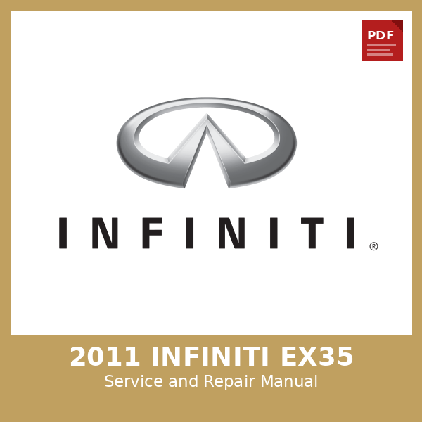 2011 Infiniti EX35 OEM Factory Repair Manual