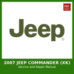 2007 Jeep Commander (XK) OEM Factory Repair Manual
