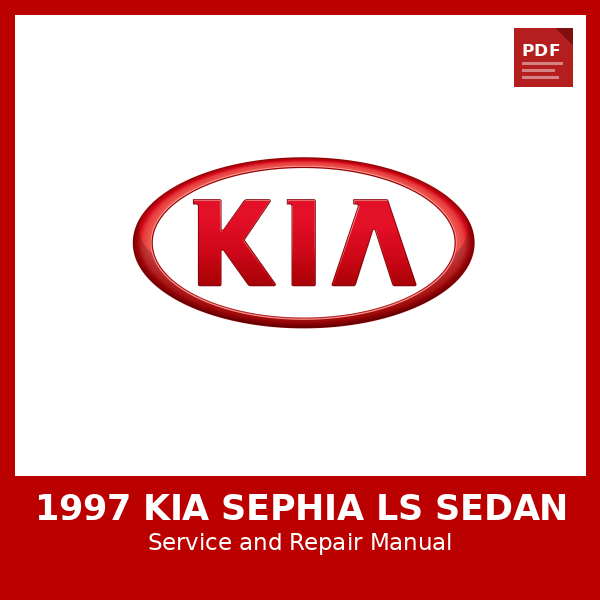1997 Kia Sephia LS Sedan OEM Factory Repair Manual
