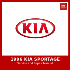 1996 Kia Sportage OEM Factory Repair Manual