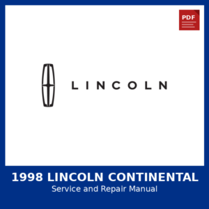 1998 Lincoln Continental OEM Factory Repair Manual