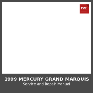 1999 Mercury Grand Marquis OEM Factory Repair Manual