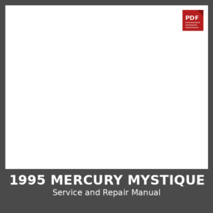 1995 Mercury Mystique OEM Factory Repair Manual