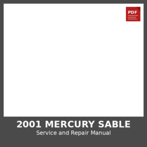 2001 Mercury Sable OEM Factory Repair Manual