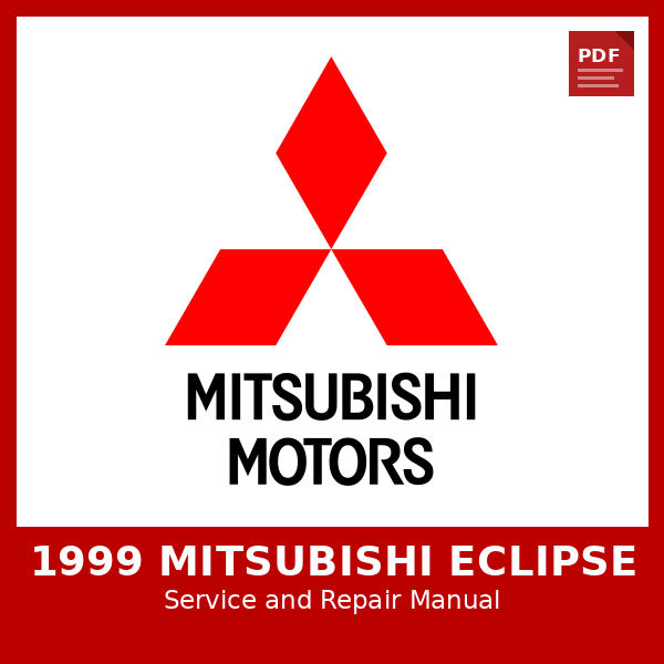 1999 Mitsubishi Eclipse OEM Factory Repair Manual