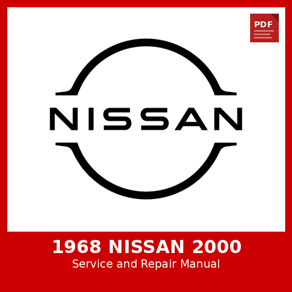 1968 Nissan 2000 OEM Factory Repair Manual