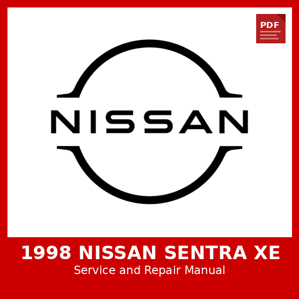 1998 Nissan Sentra XE OEM Factory Repair Manual