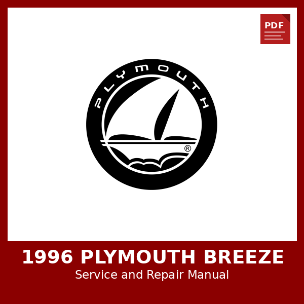 1996 Plymouth Breeze OEM Factory Repair Manual