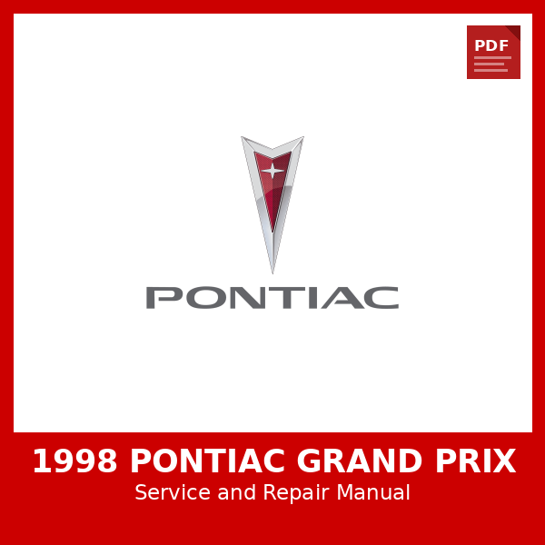1998 Pontiac Grand Prix OEM Factory Repair Manual