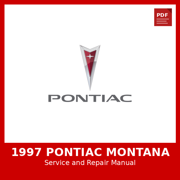 1997 Pontiac Montana OEM Factory Repair Manual