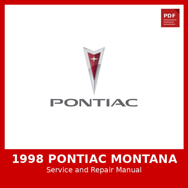 1998 Pontiac Montana OEM Factory Repair Manual