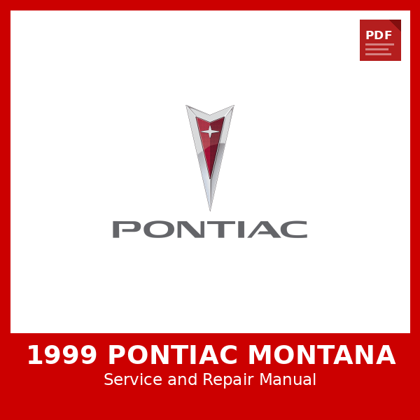 1999 Pontiac Montana OEM Factory Repair Manual