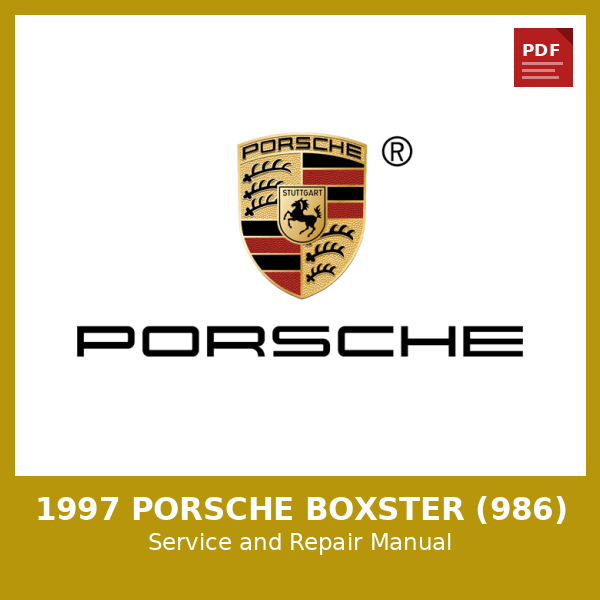 1997 Porsche Boxster (986) OEM Factory Repair Manual