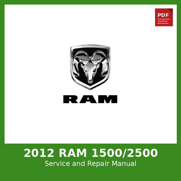 2012 Ram 1500/2500 OEM Factory Repair Manual