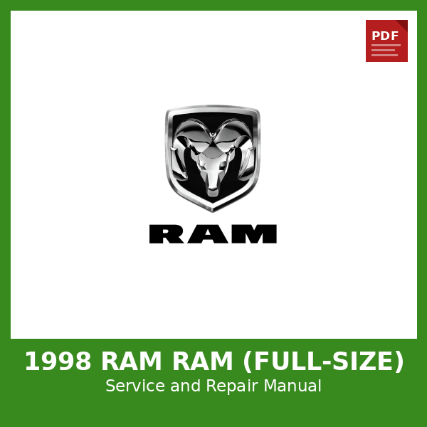 1998 Ram Ram (full-size) OEM Factory Repair Manual