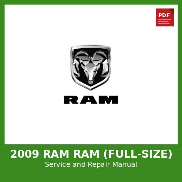 2009 Ram Ram (full-size) OEM Factory Repair Manual