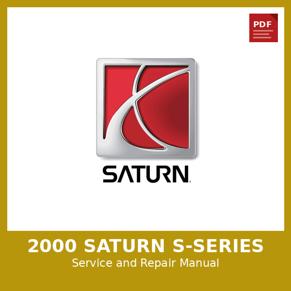 2000 Saturn S-Series OEM Factory Repair Manual