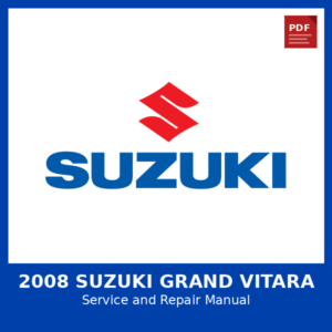 2008 Suzuki Grand Vitara OEM Factory Repair Manual