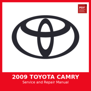 2009 Toyota Camry OEM Factory Repair Manual