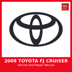 2009 Toyota FJ Cruiser OEM Factory Repair Manual